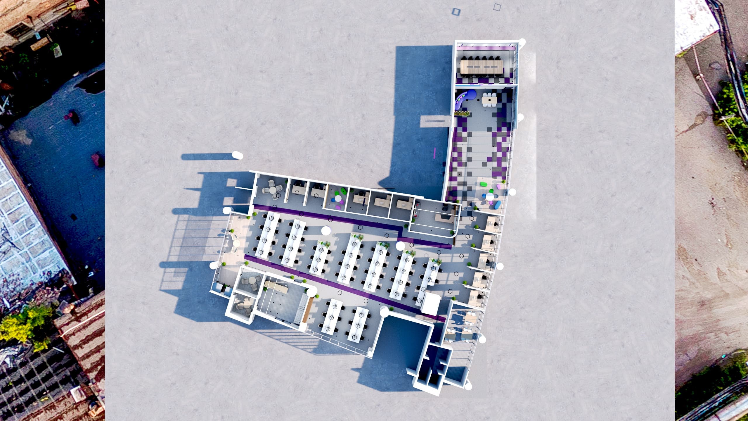3D Top View